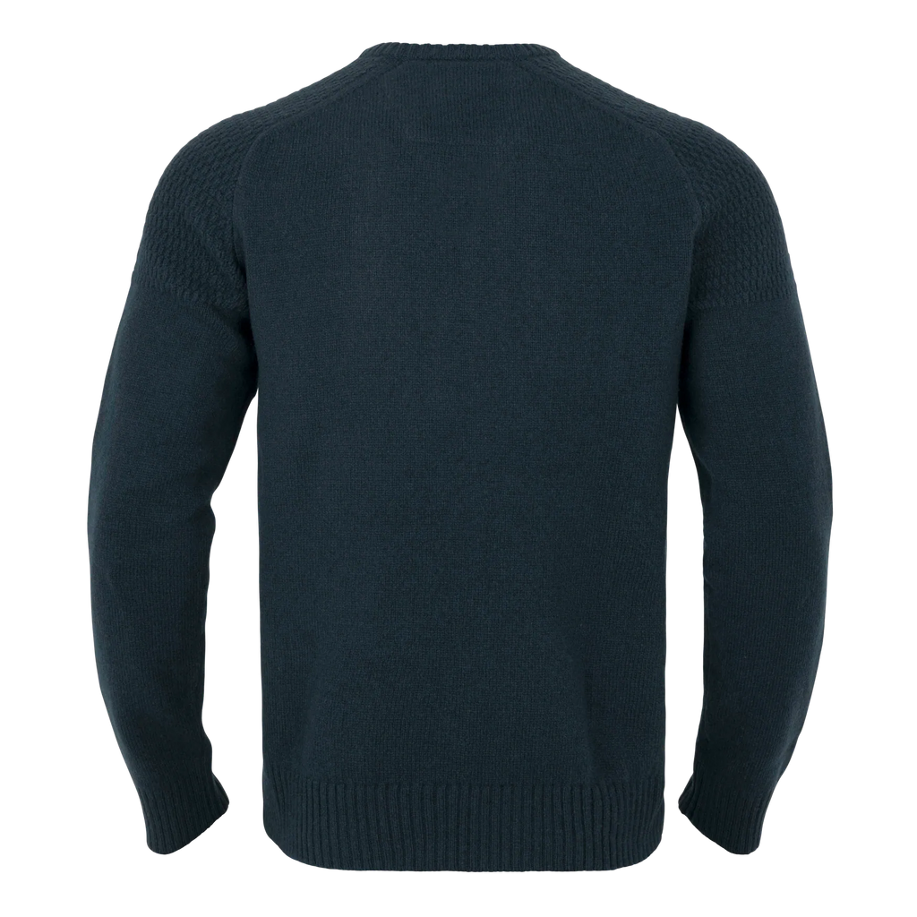 Vincent merino v-neck pullover - Dark navy