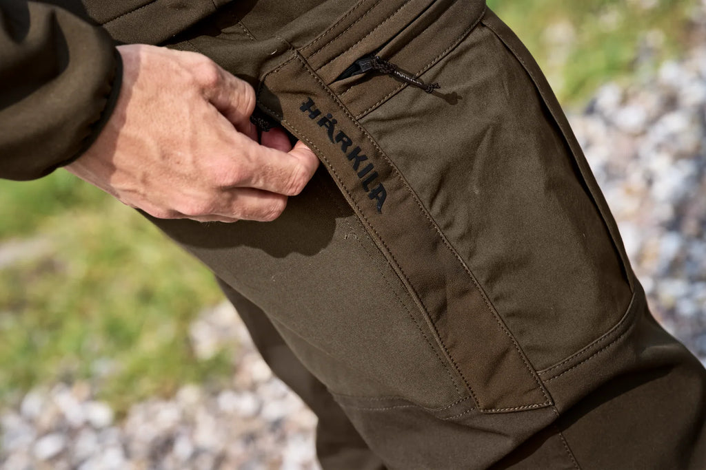 Härkila Flex trousers - Willow green