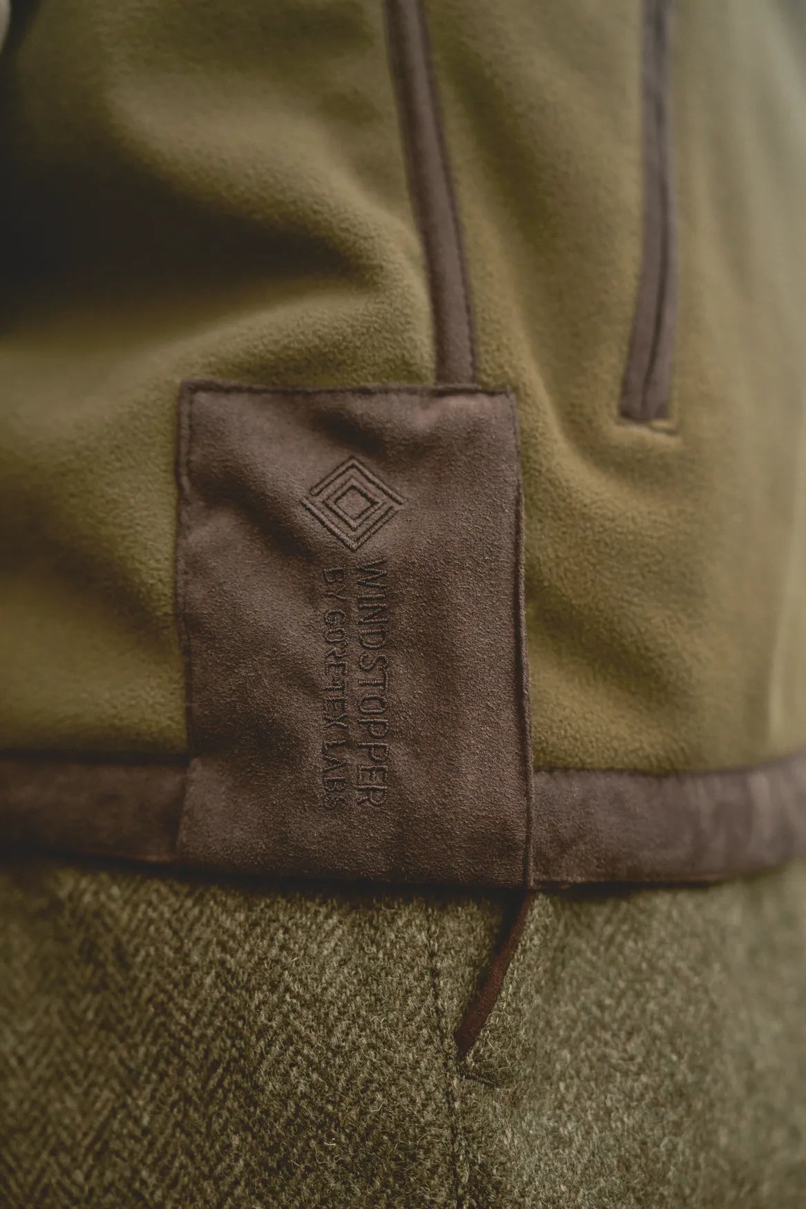 Kamko Estate WSP reversible waistcoat - Dark olive/Sea blue