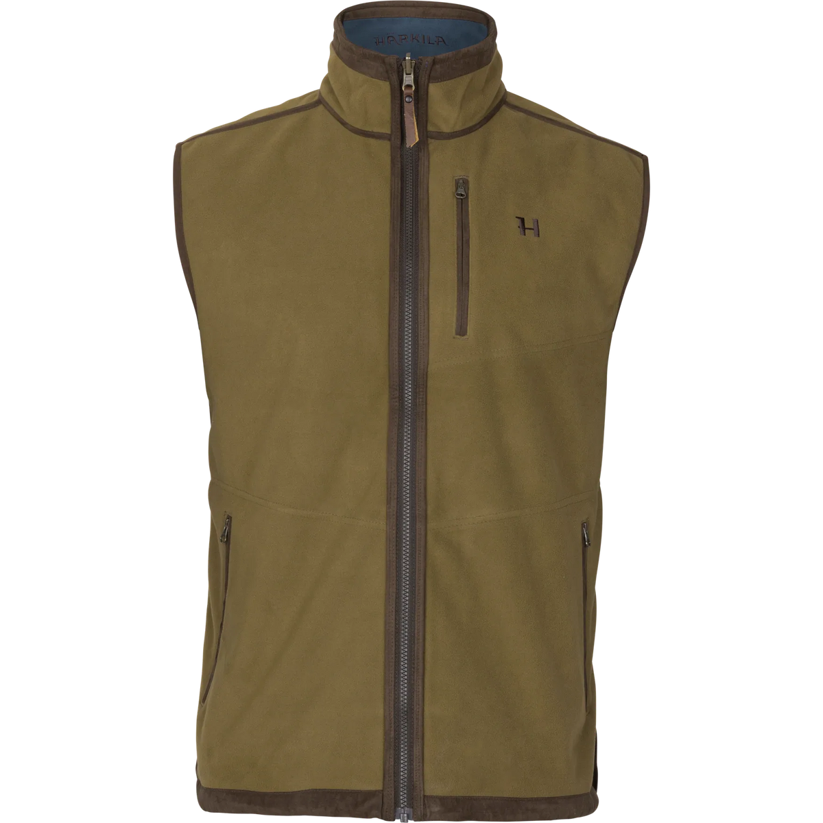 Kamko Estate WSP reversible waistcoat - Dark olive/Sea blue