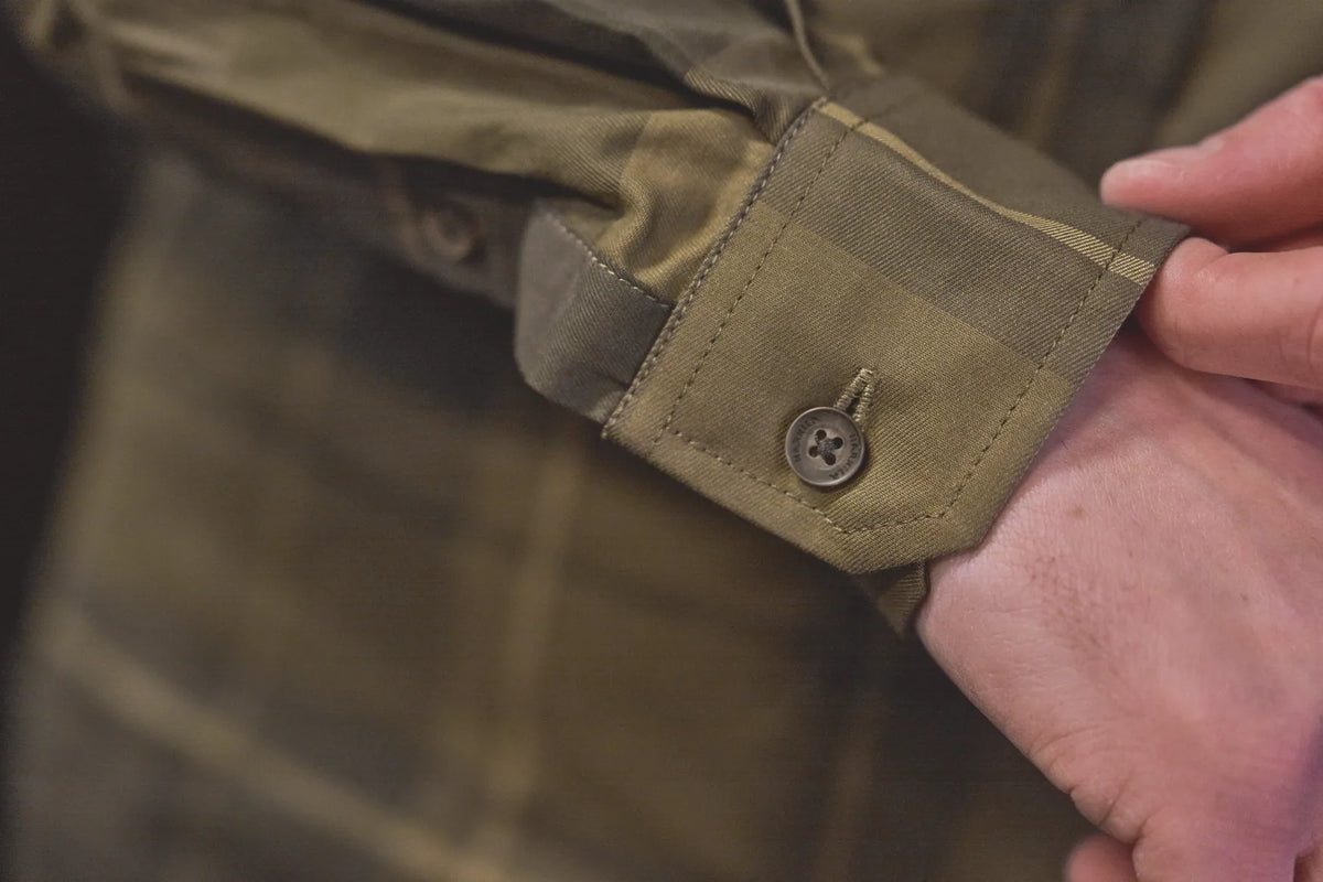 Akse L/S Shirt - Willow green check