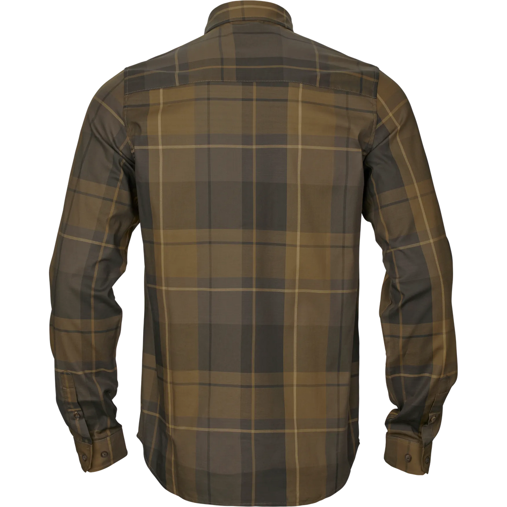 Akse L/S Shirt - Willow green check