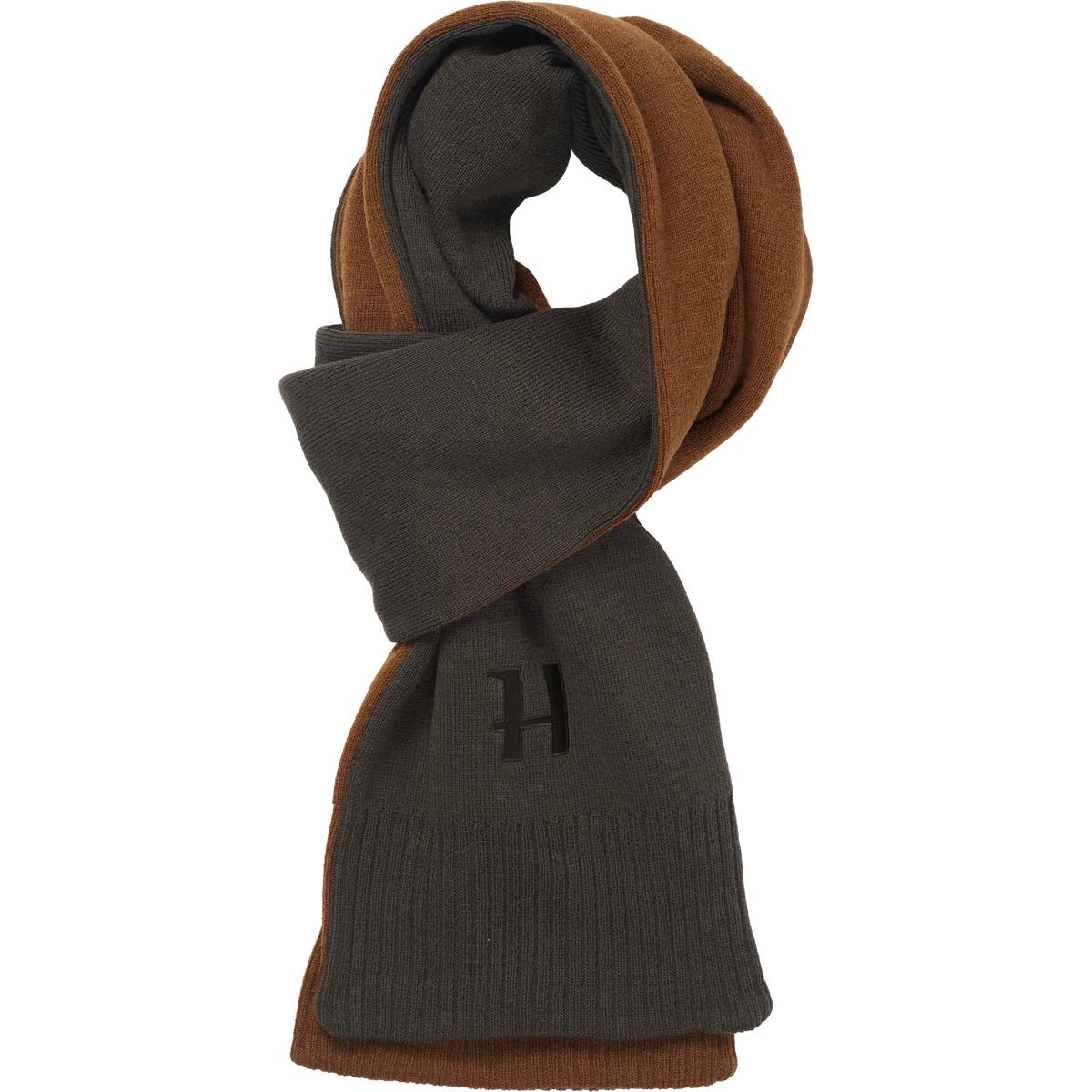 Härkila reversible Scarf - Shadow brown/Rustique clay