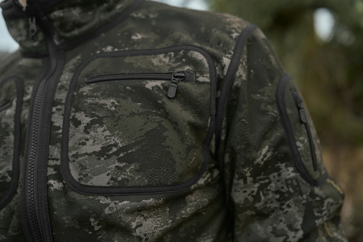 Kamko NOCTYX WSP rev. fleece jacket - AXIS MSP®Black/Willow green