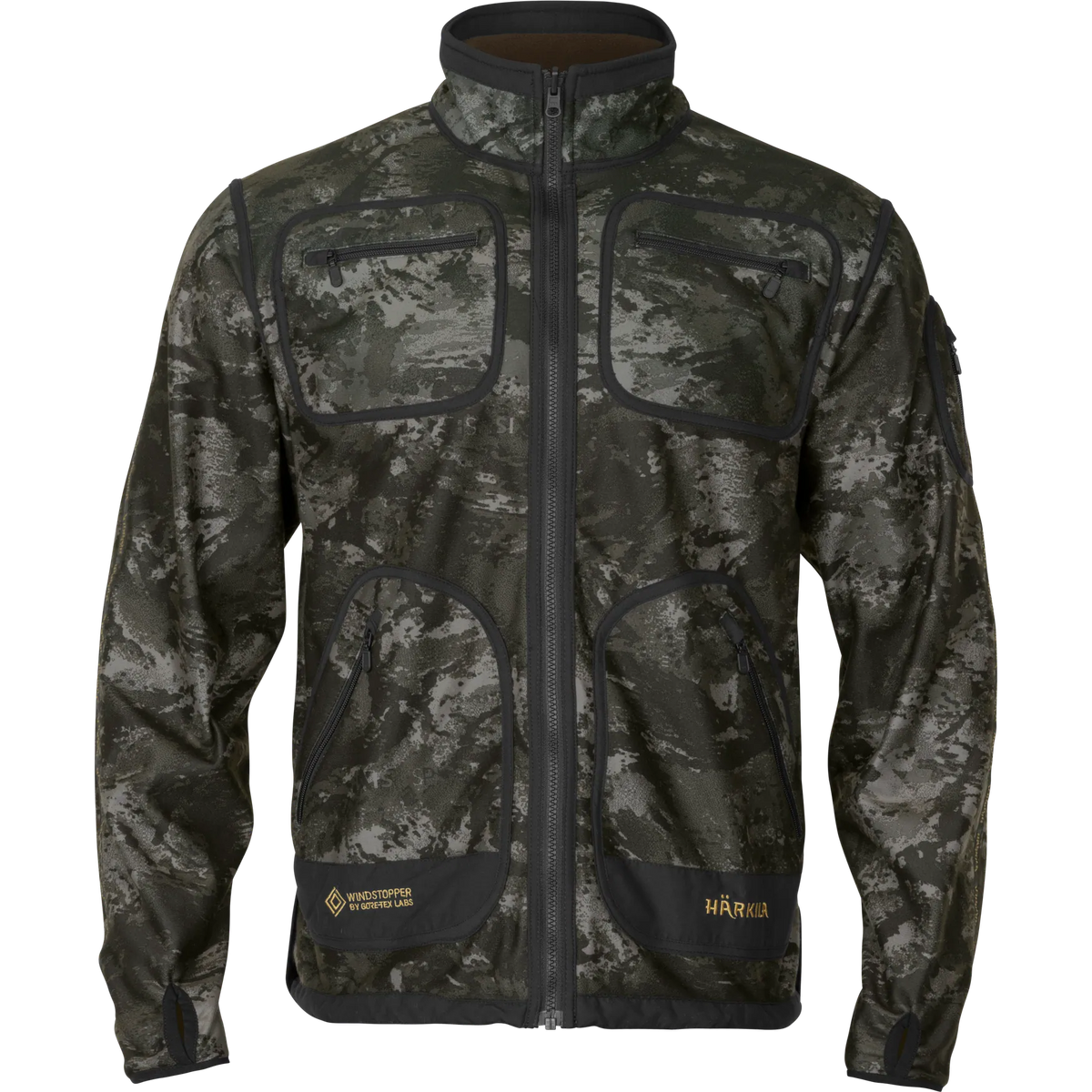 Kamko NOCTYX WSP rev. fleece jacket - AXIS MSP®Black/Willow green