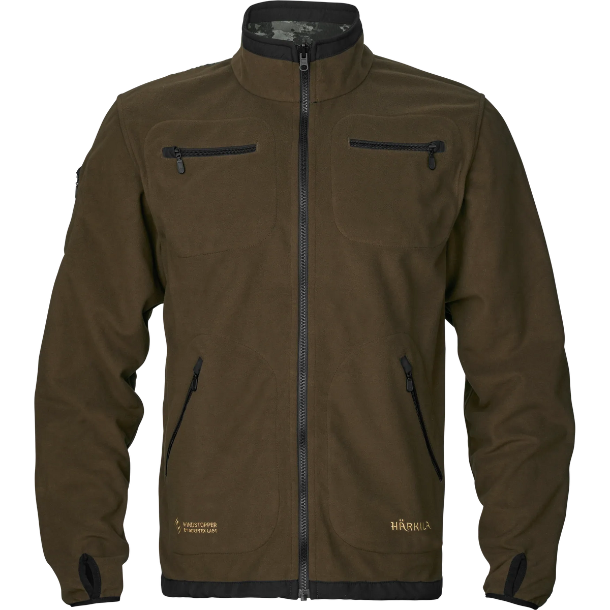 Kamko NOCTYX WSP rev. fleece jacket - AXIS MSP®Black/Willow green