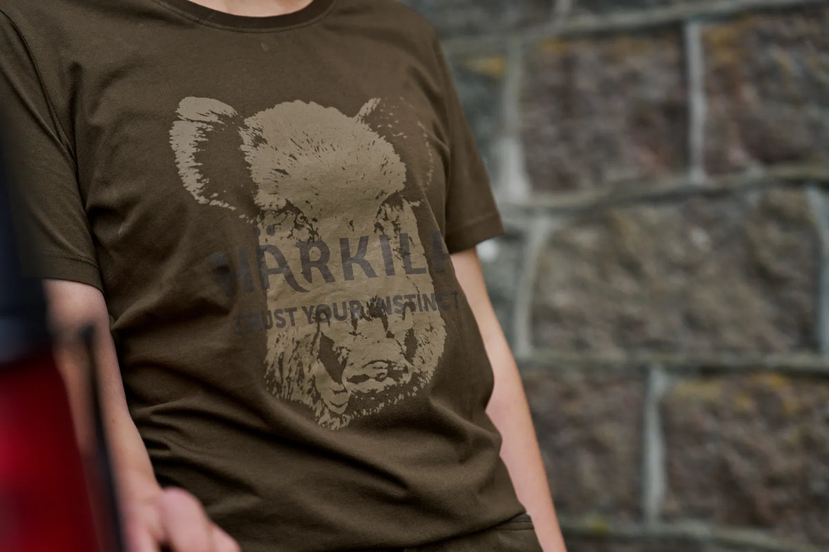 Härkila Wildboar S/S Tshirt W - Willow green