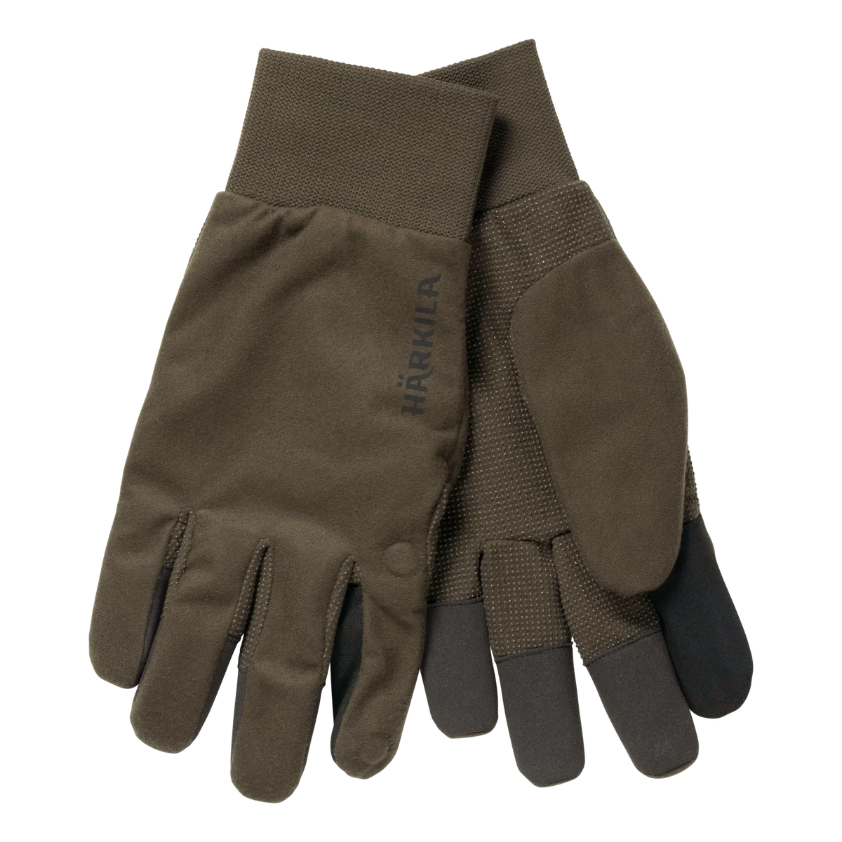 Garor HWS gloves w/foldback finger - Hunting green