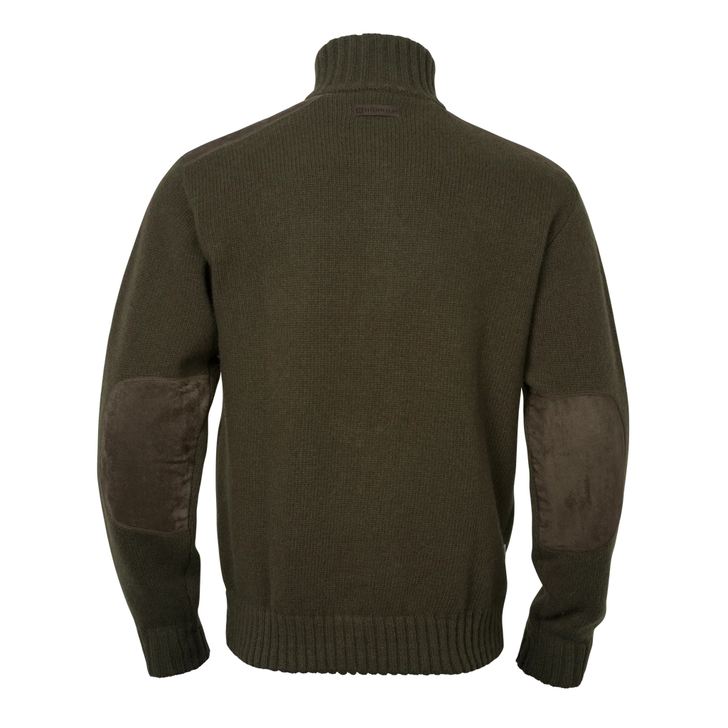 Annaboda WSP knit half zip - Willow green
