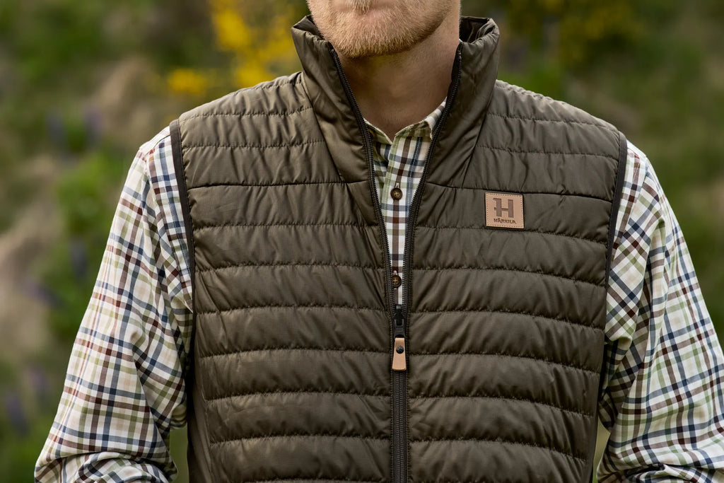 Härkila Kalix HSP waistcoat - Willow green/Shadow brown