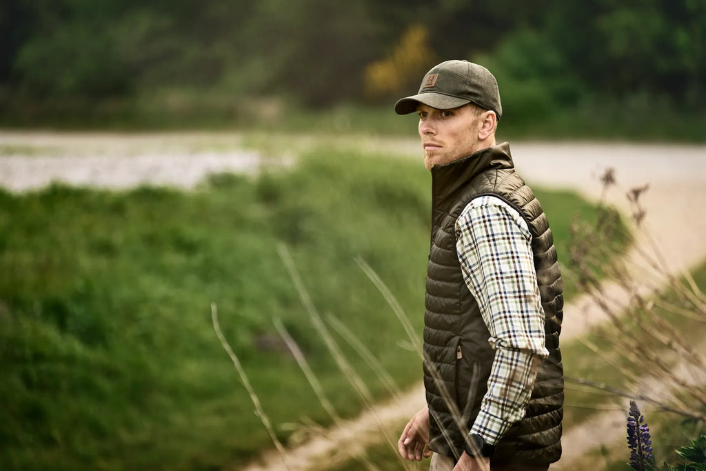 Härkila Kalix HSP waistcoat - Willow green/Shadow brown