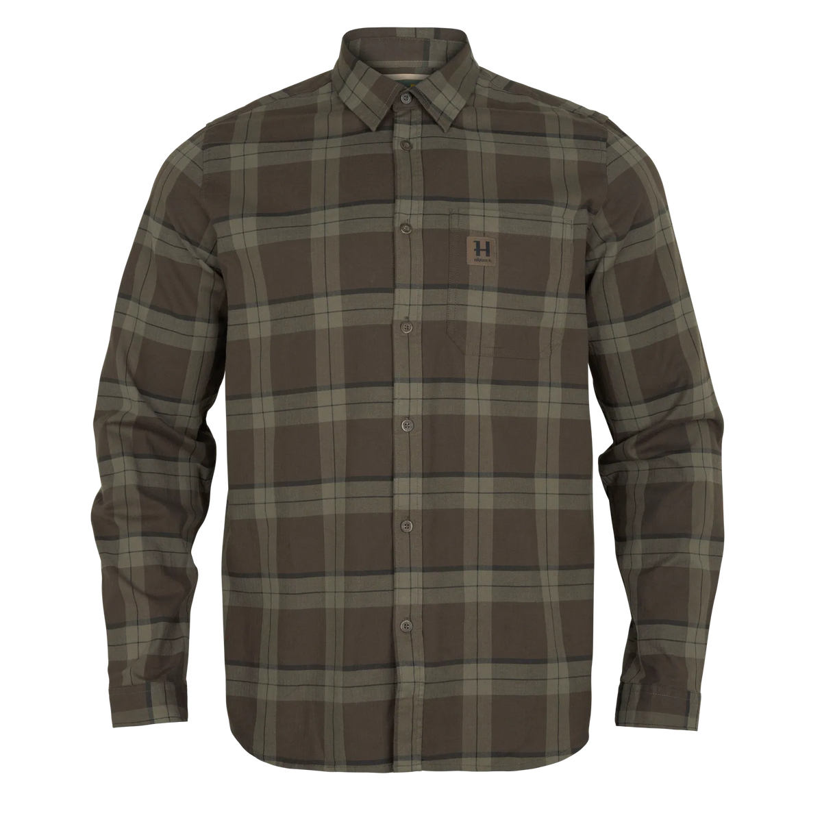 Härkila Fjell L/S shirt - Green check