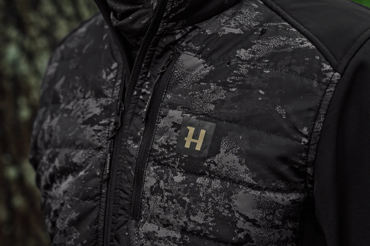 Härkila NOCTYX camo hybrid jacket - AXIS MSP®Black/Black