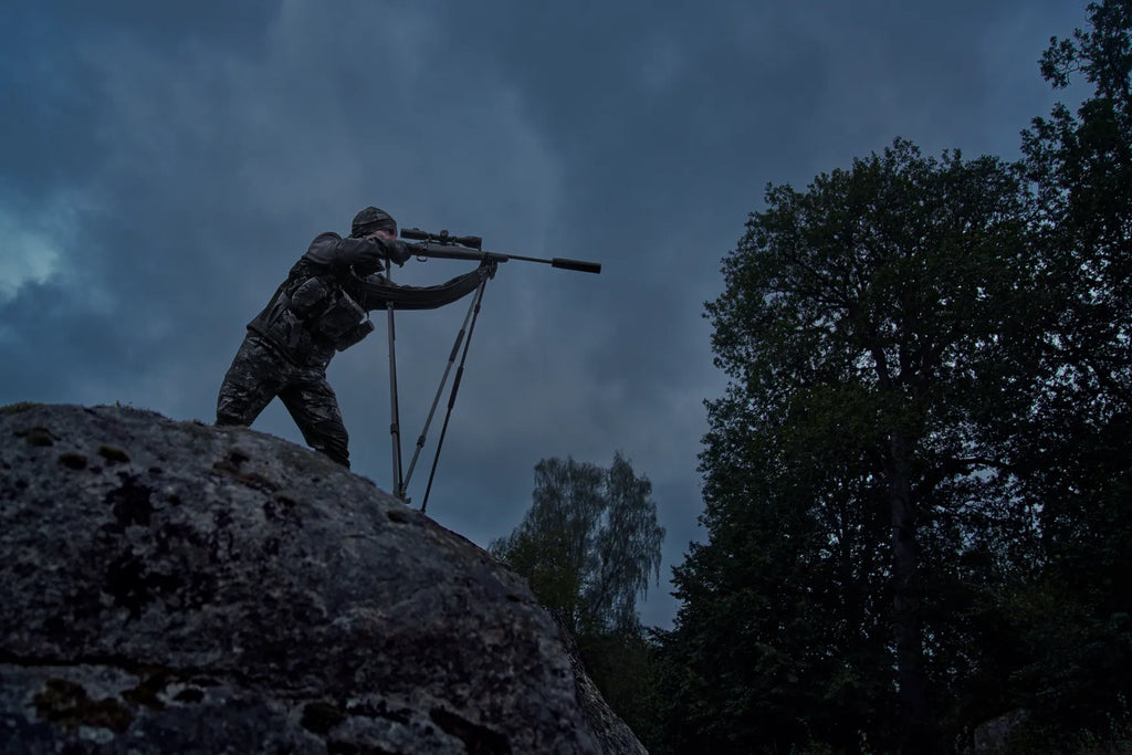 Härkila NOCTYX camo hybrid jacket - AXIS MSP®Black/Black