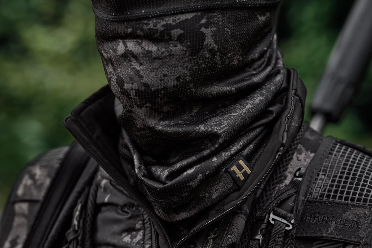 Härkila NOCTYX camo neck gaiter - AXIS MSP®Black