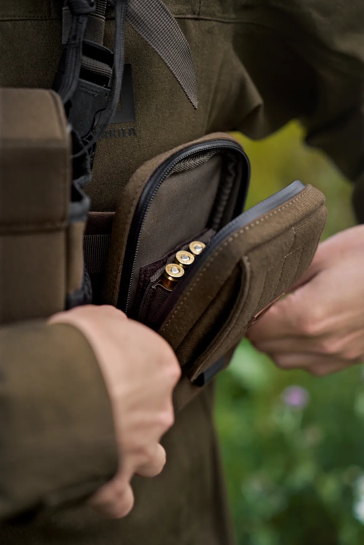 Härkila Utility Pouch - Dark willow green