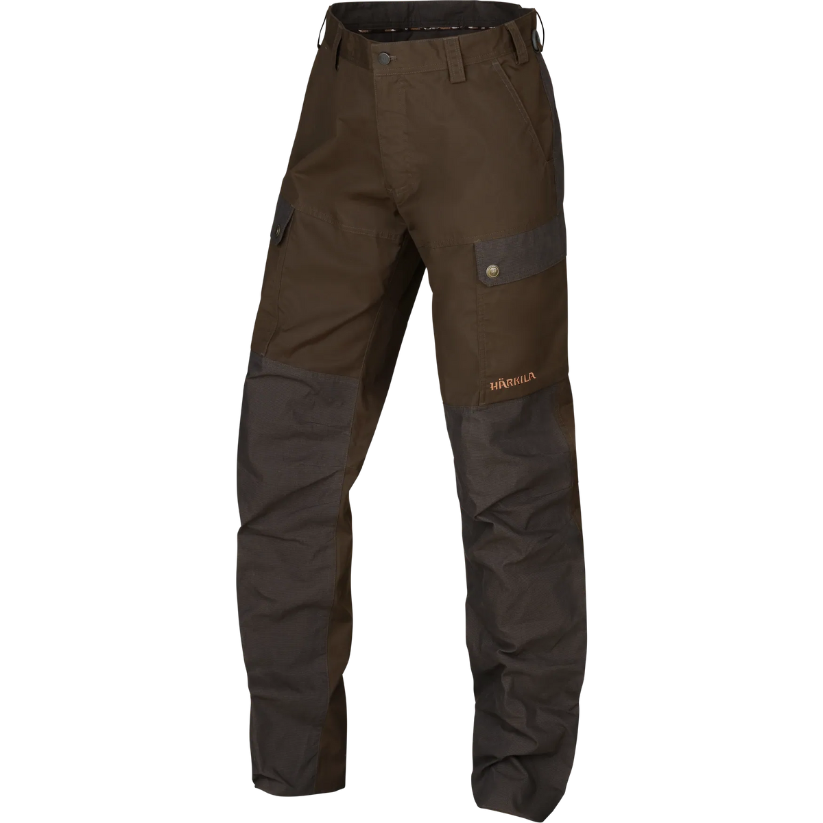 Asmund trousers - Willow green/Shadow brown