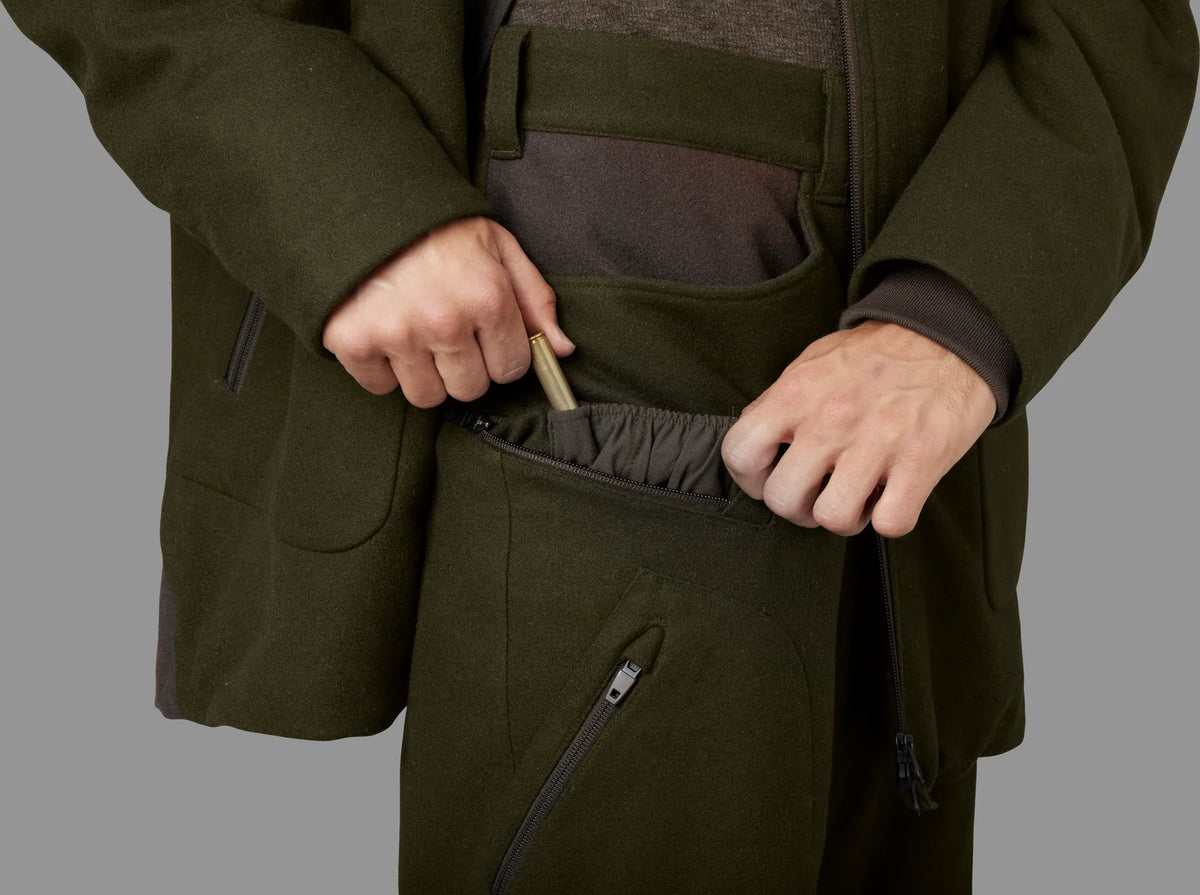 Metso Winter trousers - Willow green/Shadow brown
