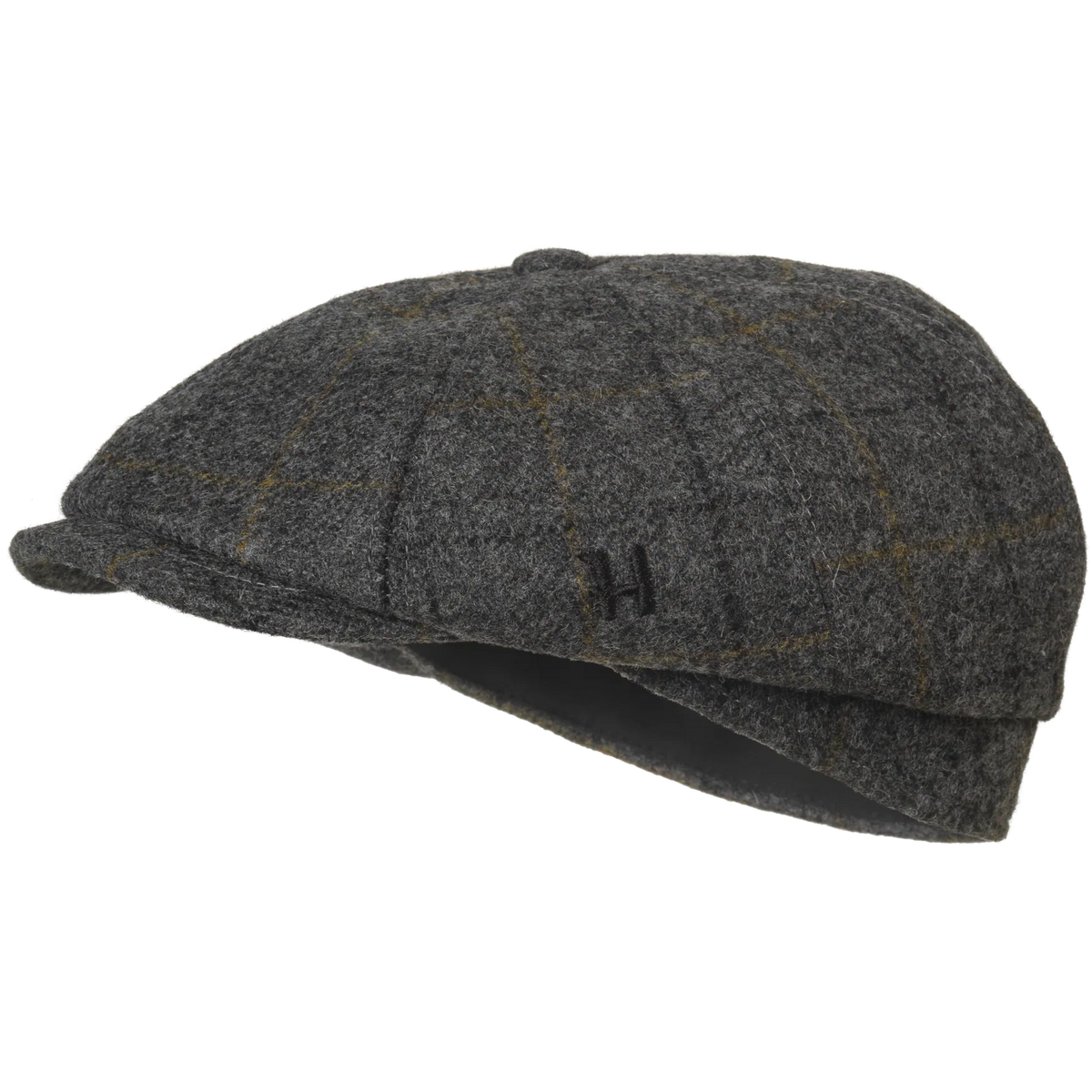 Benmore baker boy cap - Charcoal grey