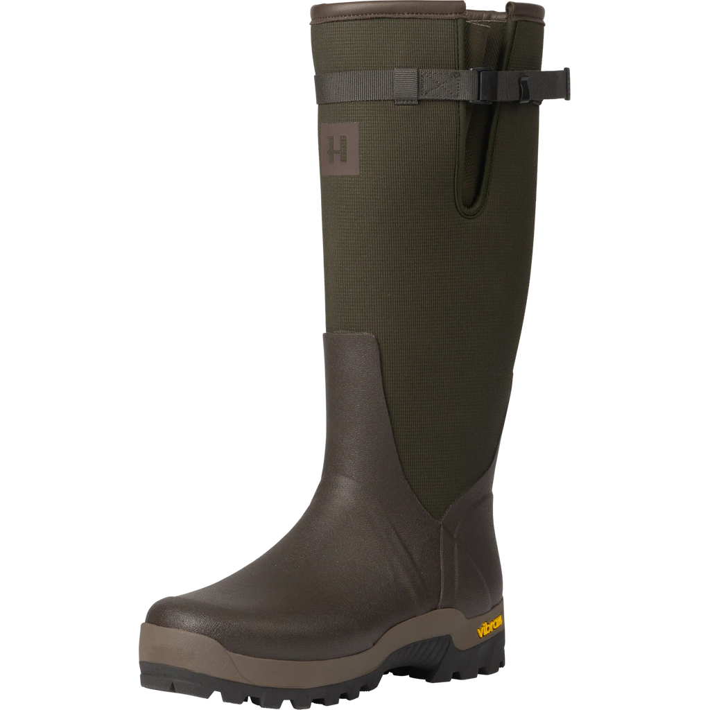 Forester Textile Rubber Boot - Willow green/Deep brown
