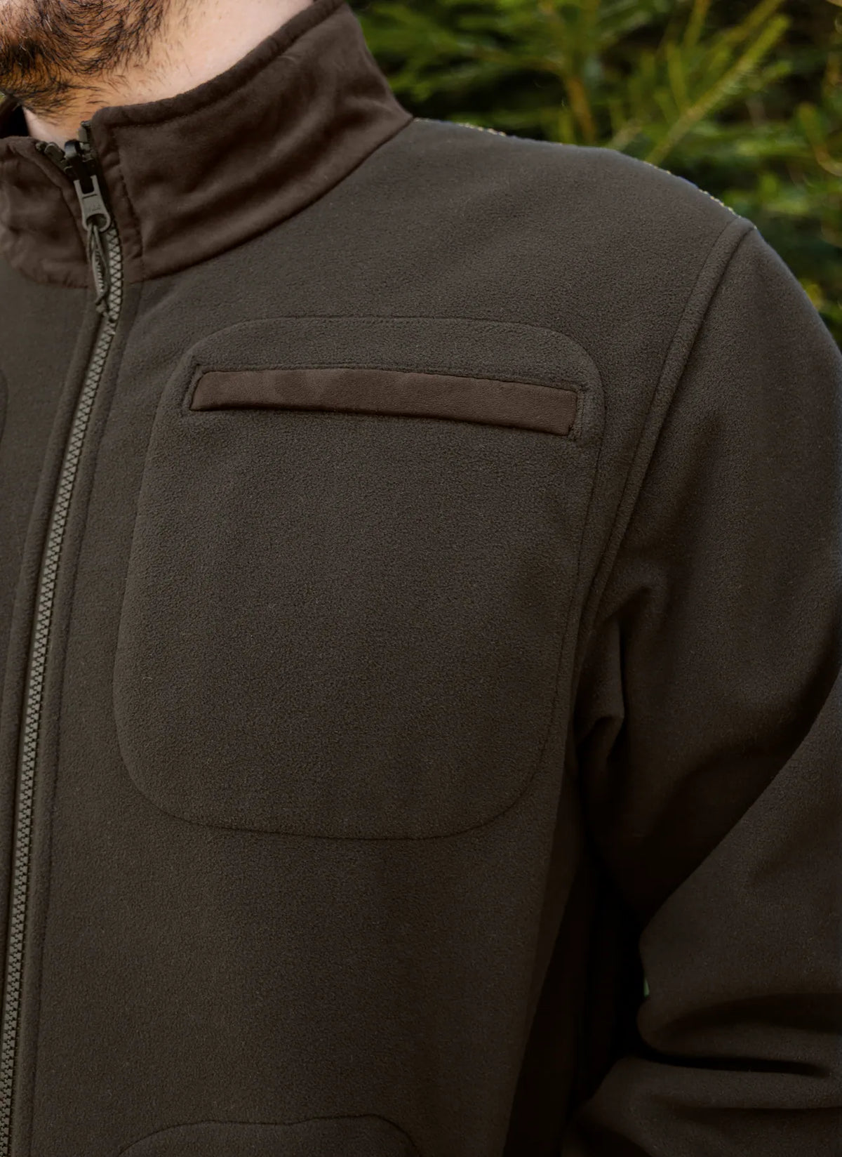 Kamko Regal rev. fleece jacket - Red/Brown