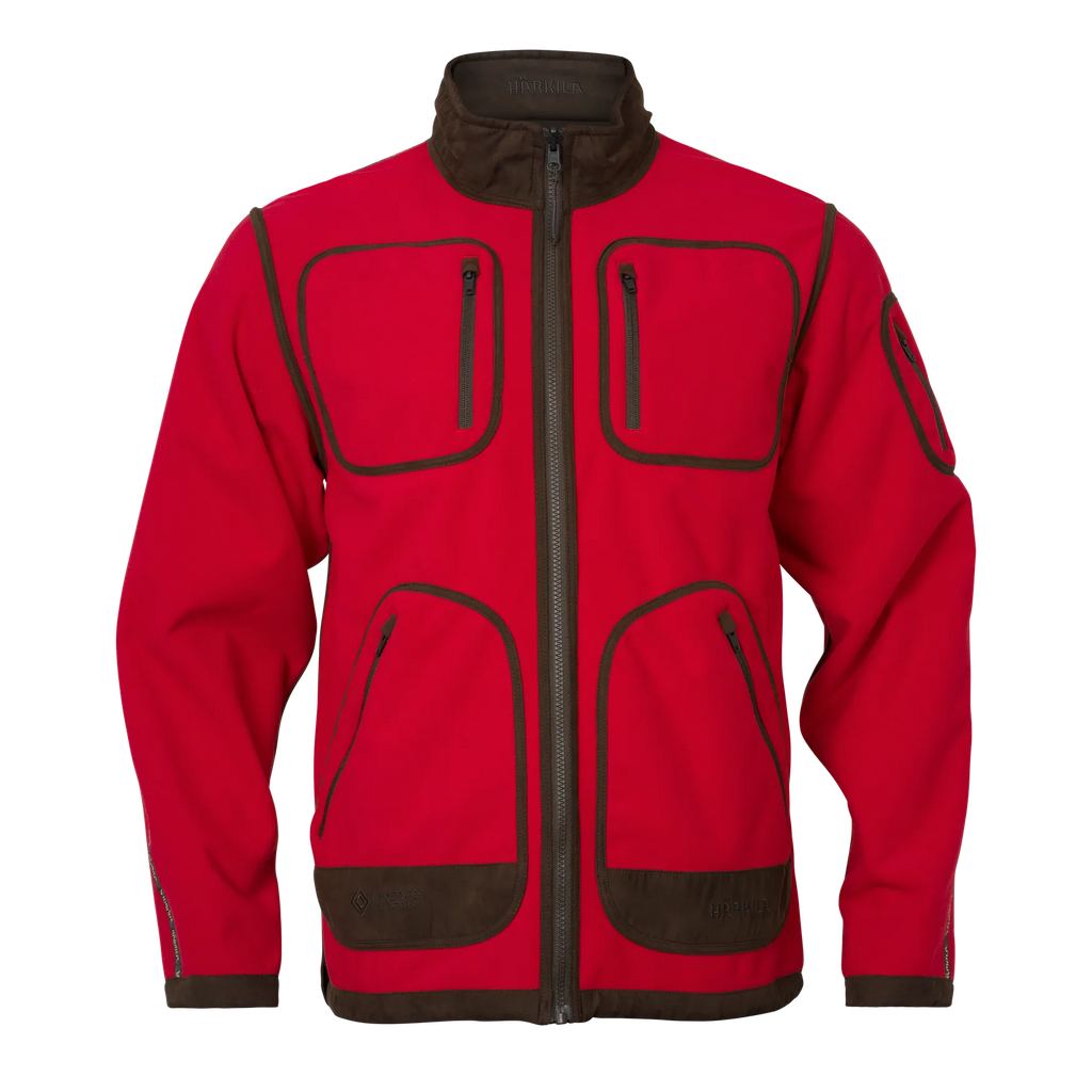 Kamko Regal rev. fleece jacket - Red/Brown