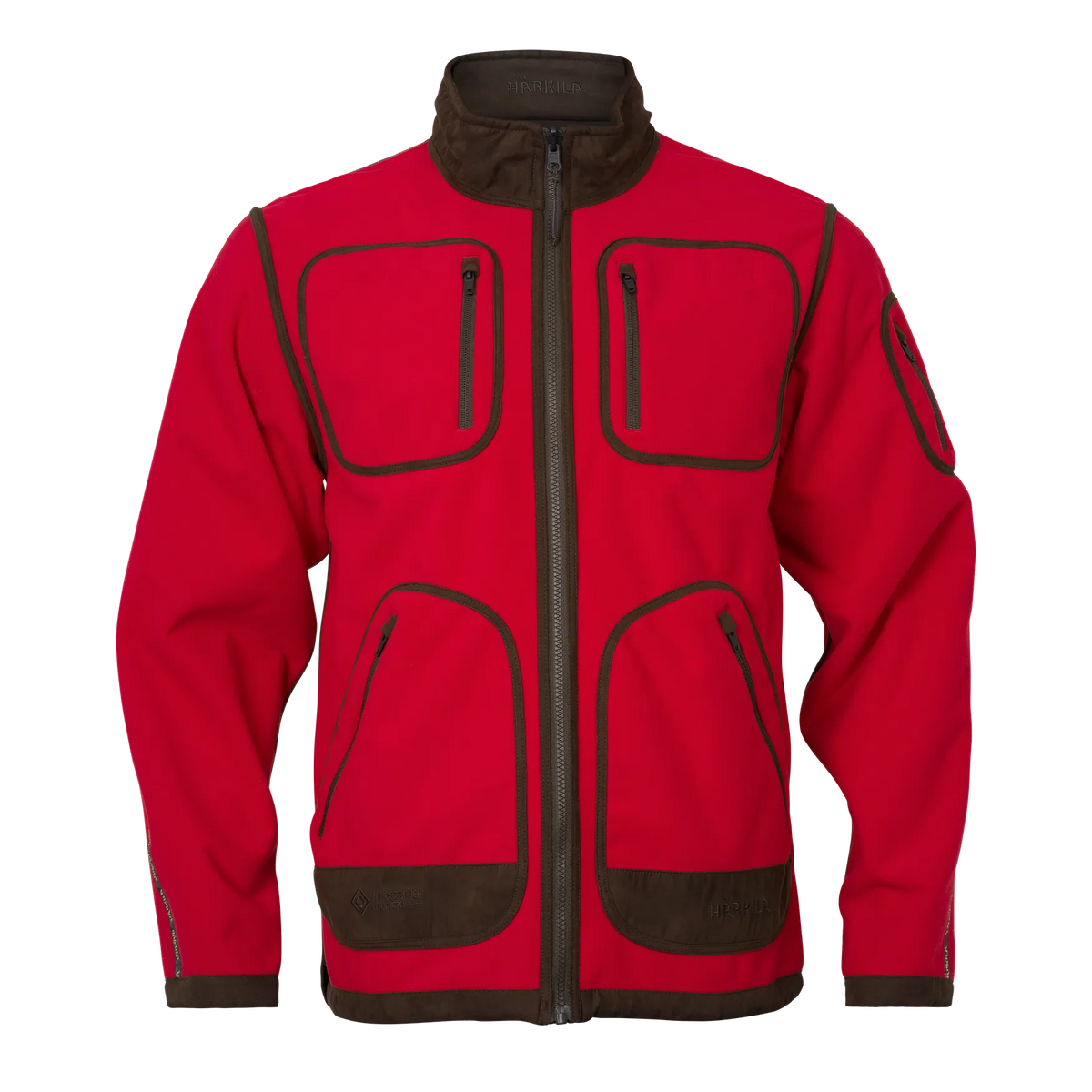 Kamko Regal rev. fleece jacket - Red/Brown