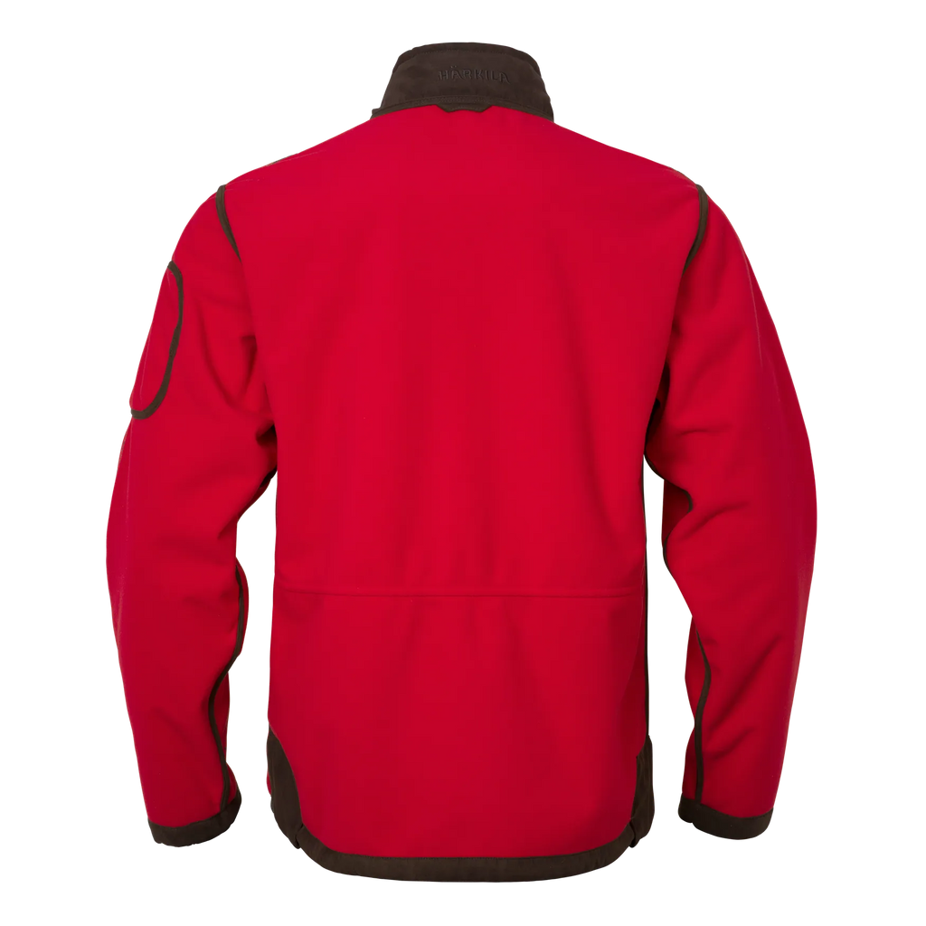 Kamko Regal rev. fleece jacket - Red/Brown