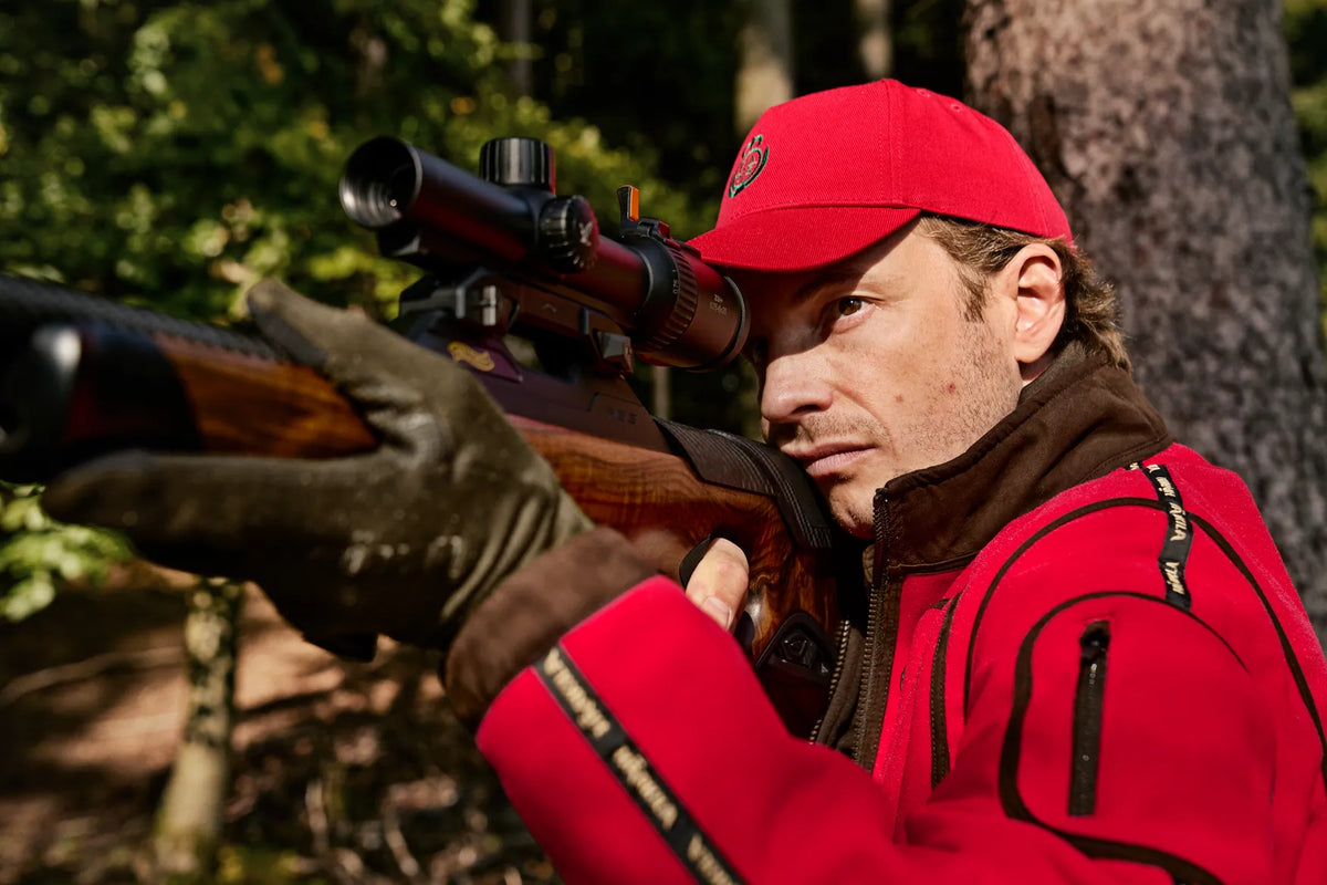 Kamko Regal rev. fleece jacket - Red/Brown