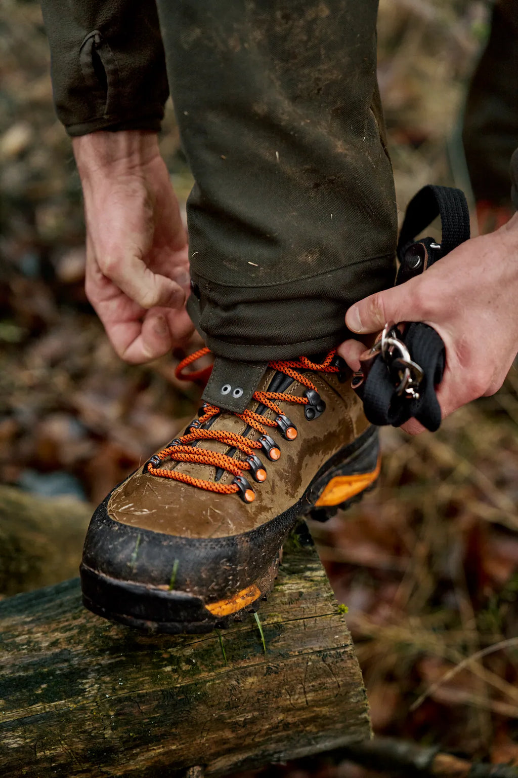 Saxnäs GTX Orange - Mid Brown//orange