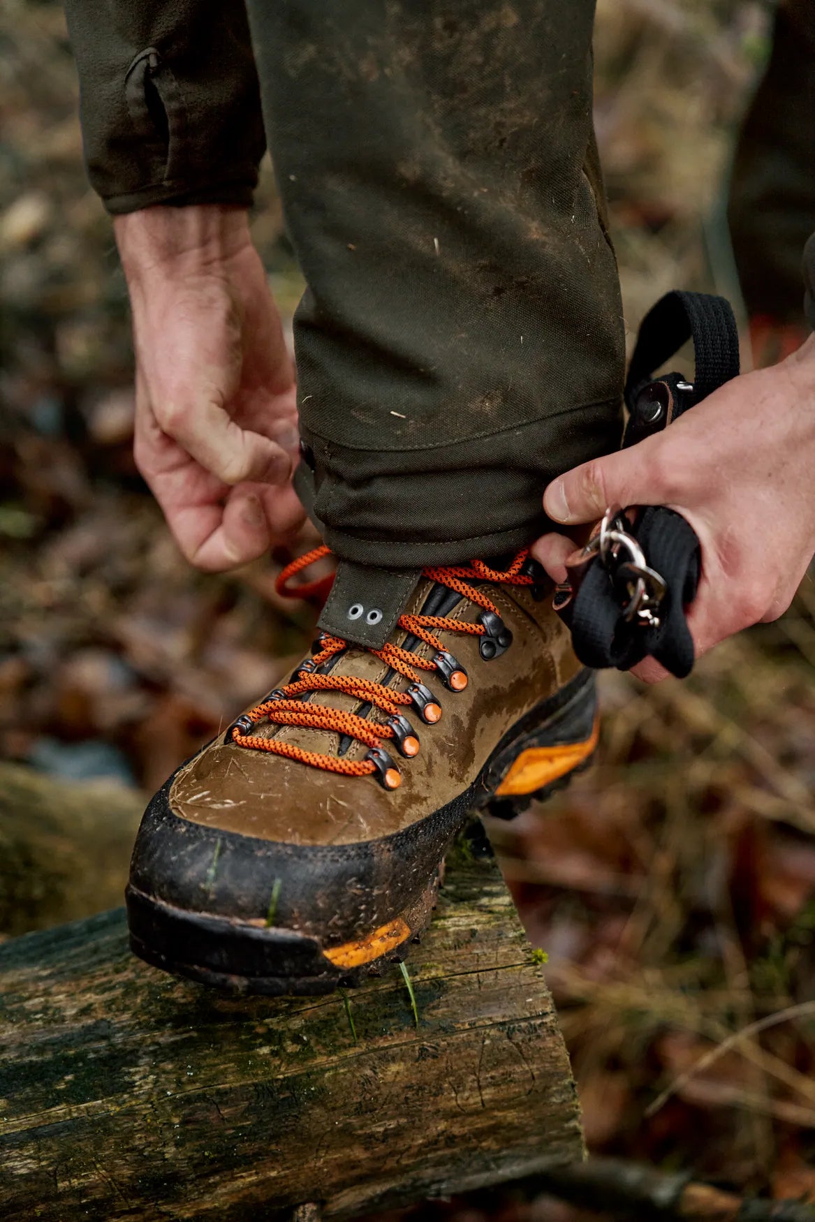 Saxnäs GTX Orange - Mid Brown//orange