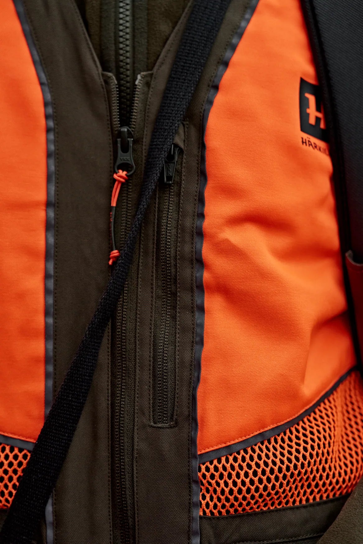 Wildboar Pro Blaze waistcoat - Orange blaze/Brown
