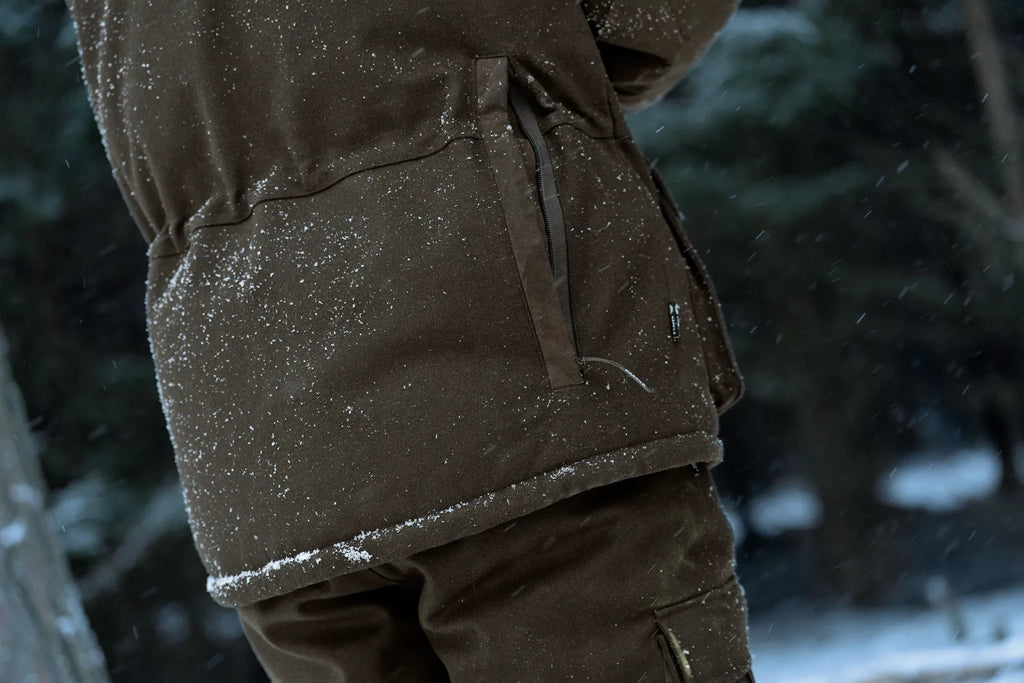 Kodiak CleverWool HSP Insulated jacket - Dark hunting green/Shadow brown