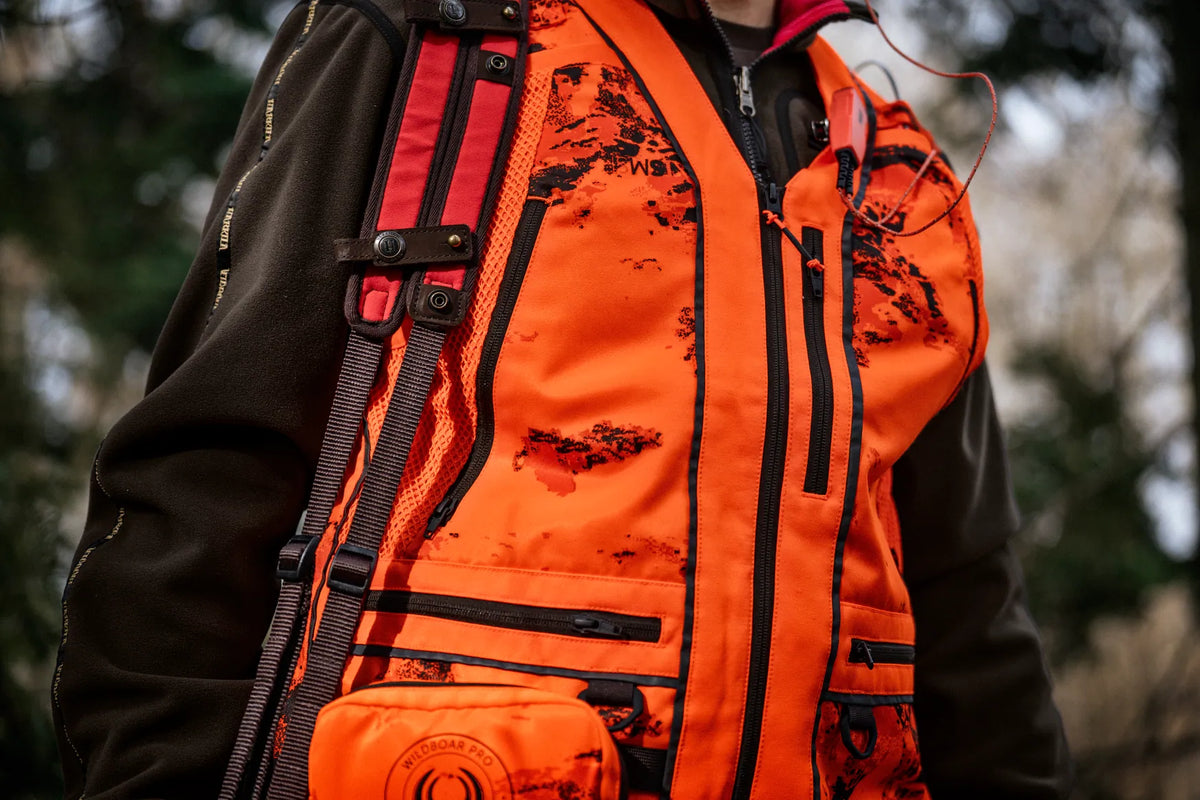 Wildboar Pro Blaze camo waistcoat - AXIS MSP®CE orange