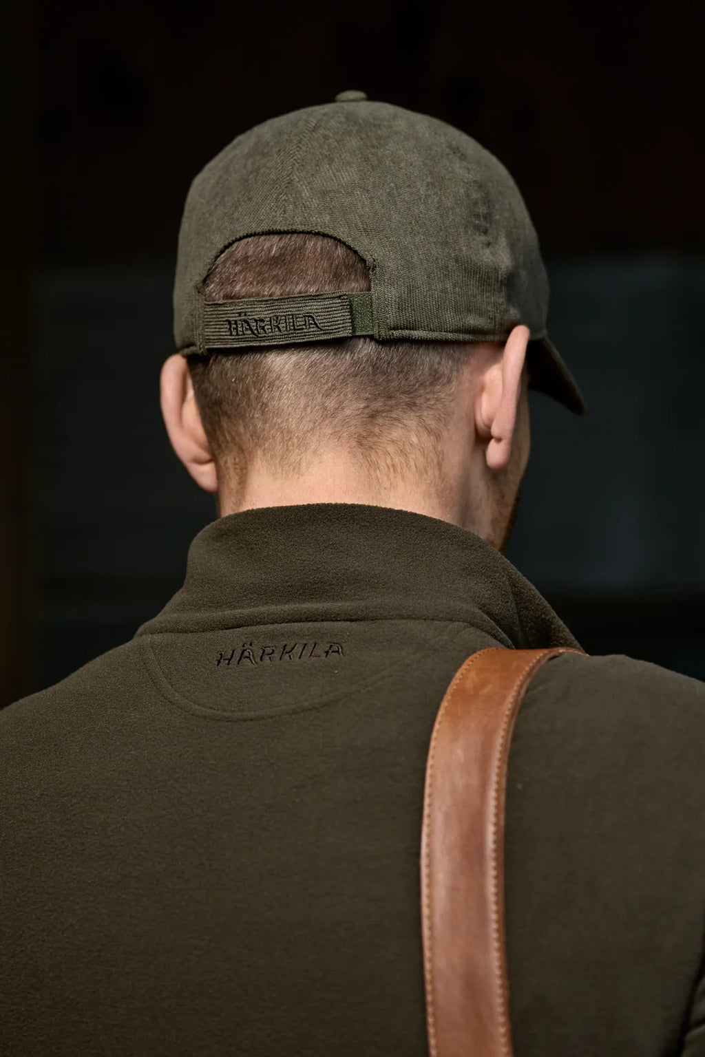 Härkila corduroy cap - Grape leaf