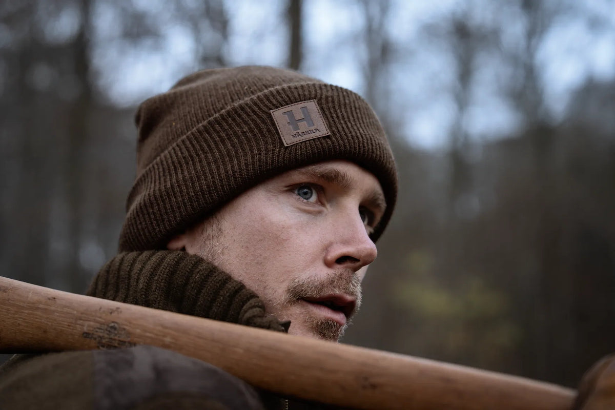 Annaboda WSP knit beanie - Demitasse brown