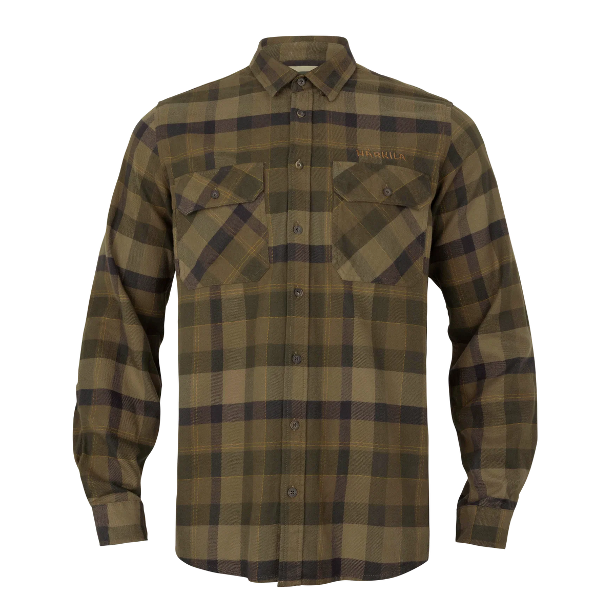 Asmund L/S shirt - Beech green check