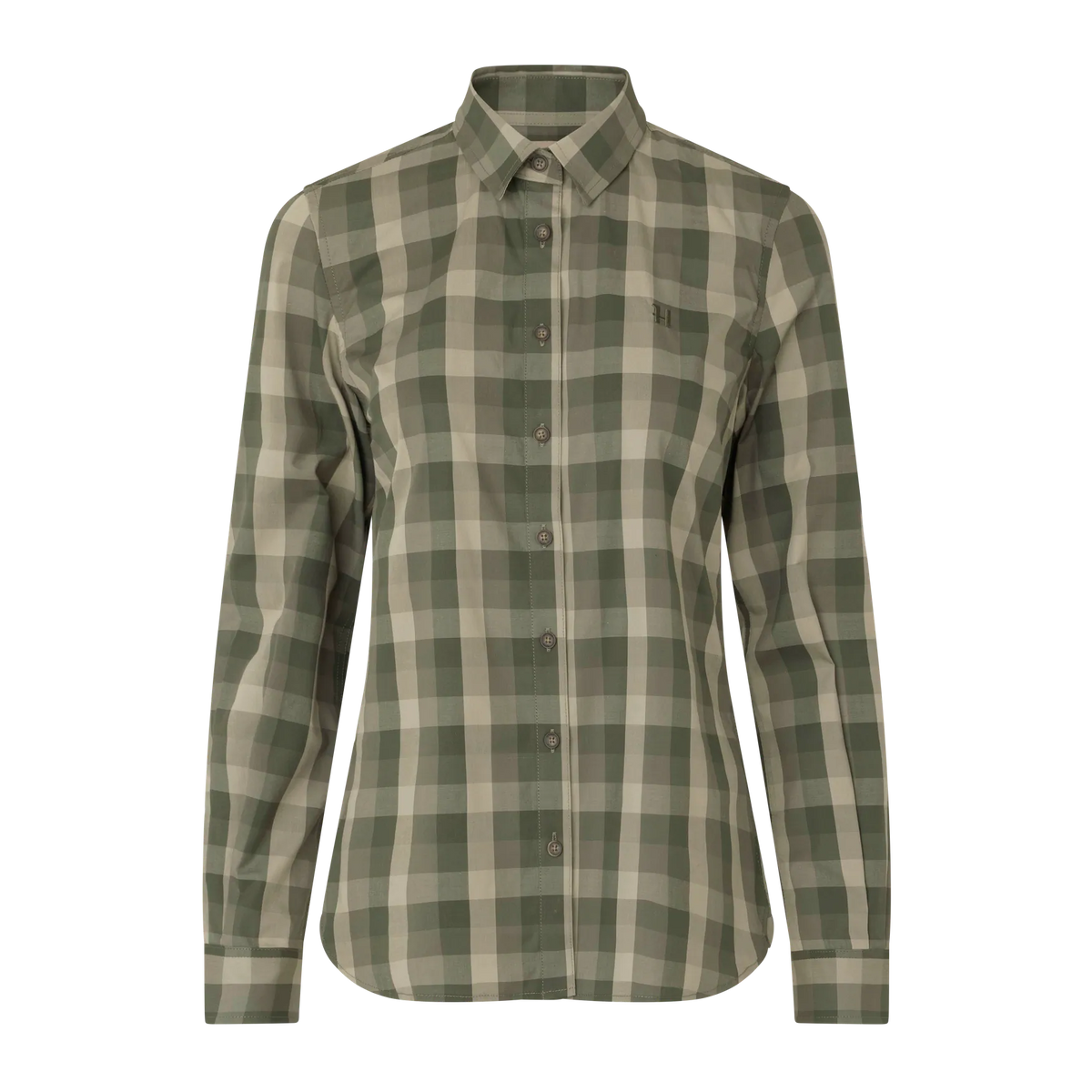 Akeena L/S shirt W - Forest night check