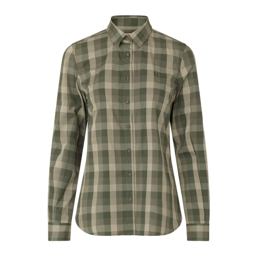 Akeena L/S shirt W - Forest night check
