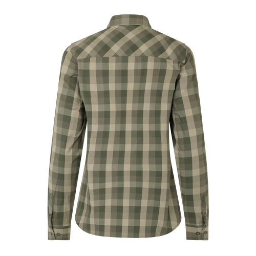 Akeena L/S shirt W - Forest night check
