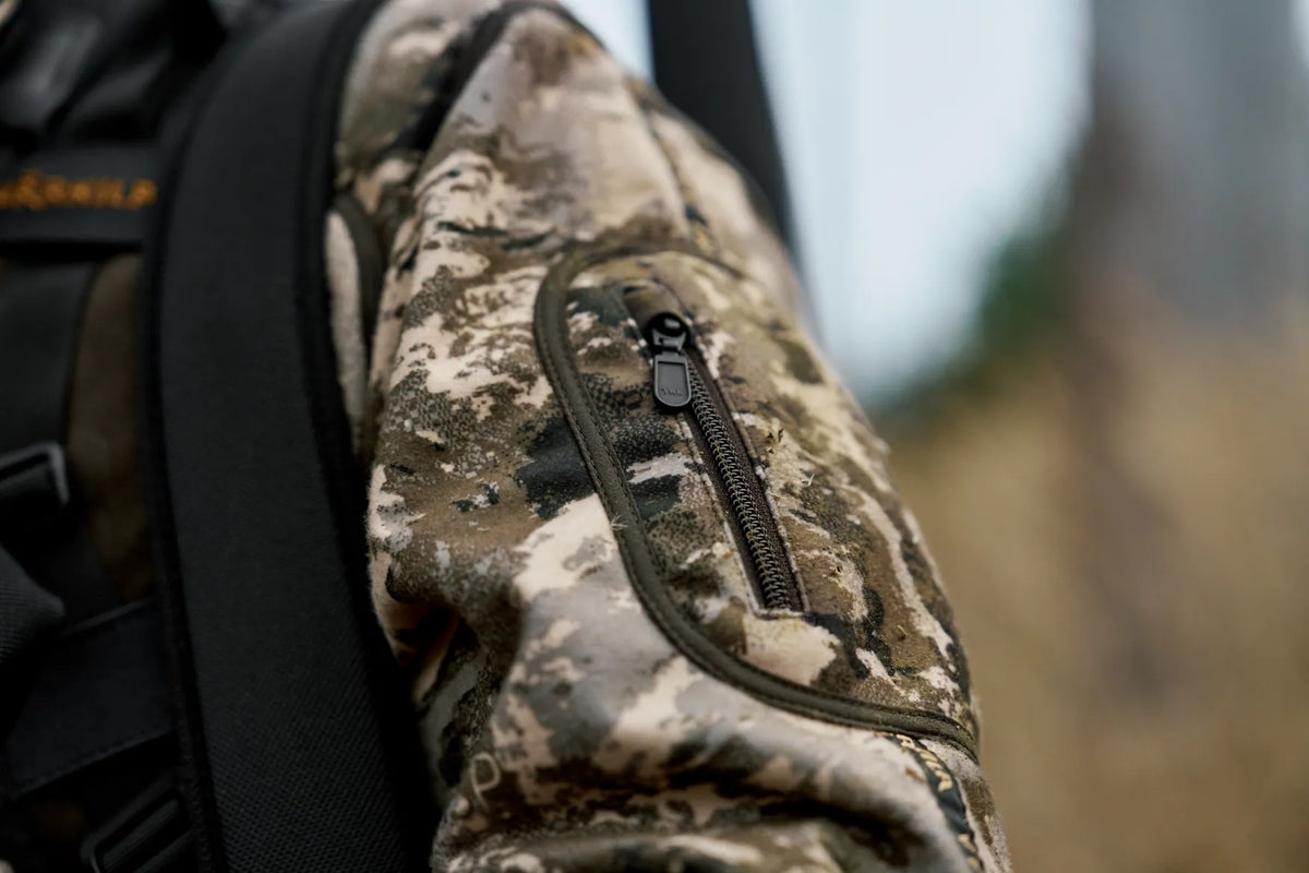 Kamko Mountain WSP rev. fleece jacket - AXIS MSP®Mountain/Shadow brown