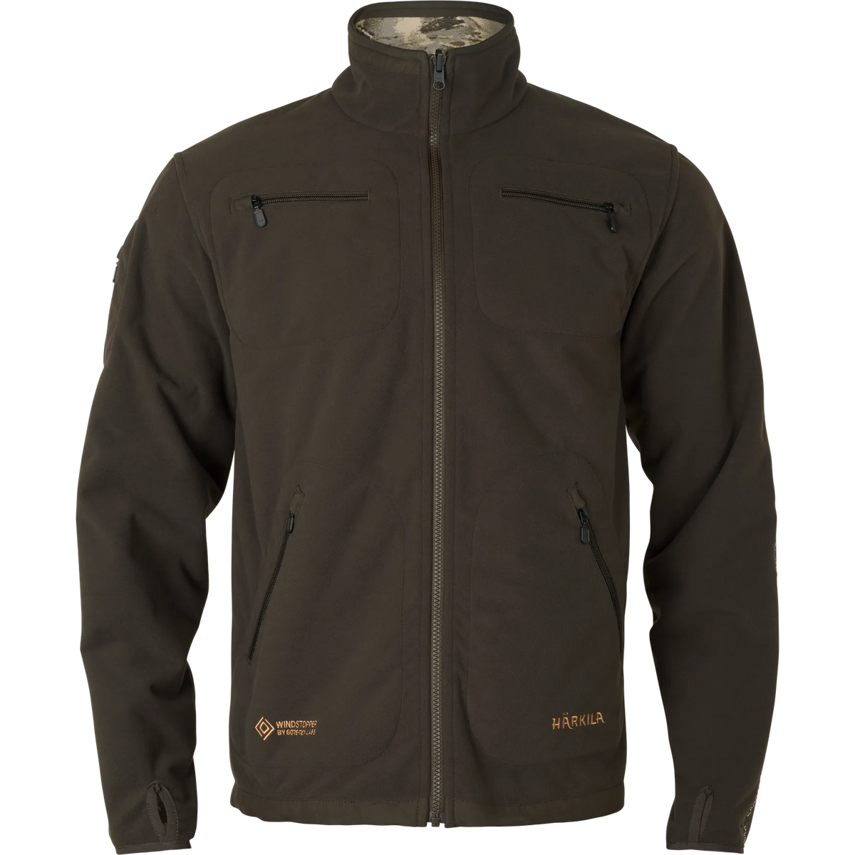 Kamko Mountain WSP rev. fleece jacket - AXIS MSP®Mountain/Shadow brown