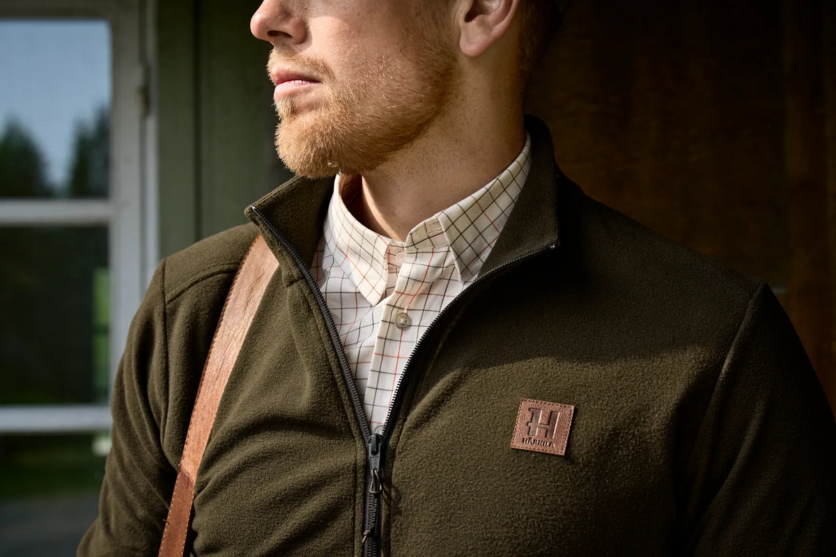 Fyrr fleece pullover - Willow green