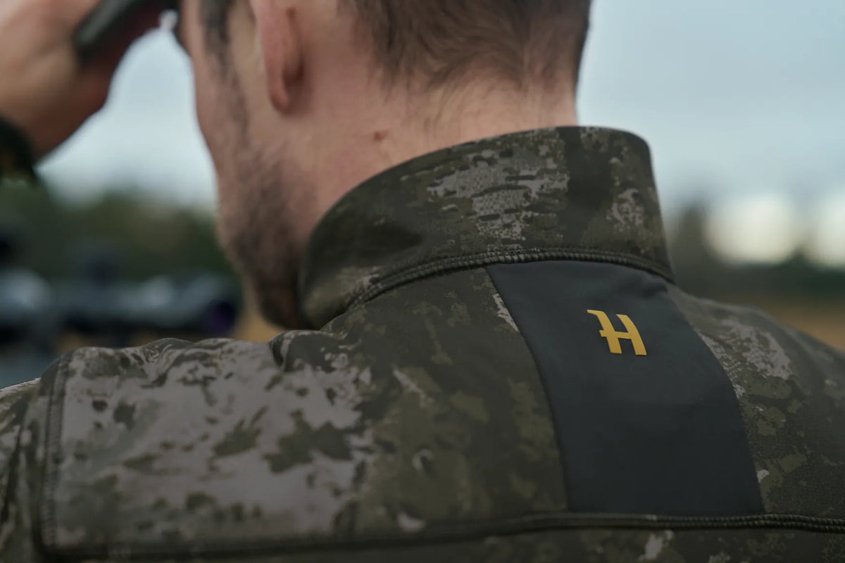 Härkila NOCTYX camo full zip fleece - AXIS MSP®Black