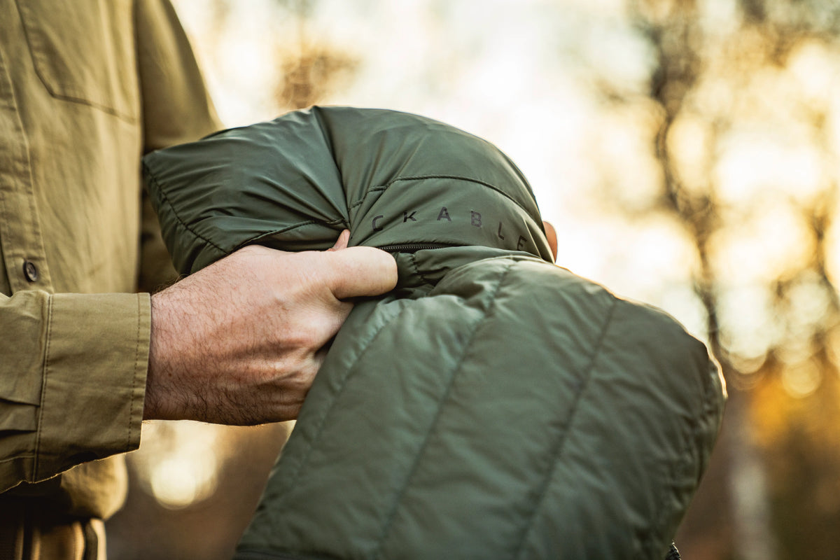 Härkila One packable Eiderdown waistcoat - Cottage green