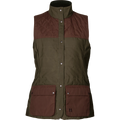 Retrieve waistcoat Women - Dark warm olive/Burgundy