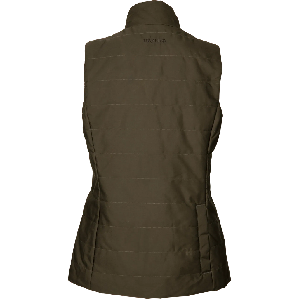 Retrieve waistcoat Women - Dark warm olive/Burgundy