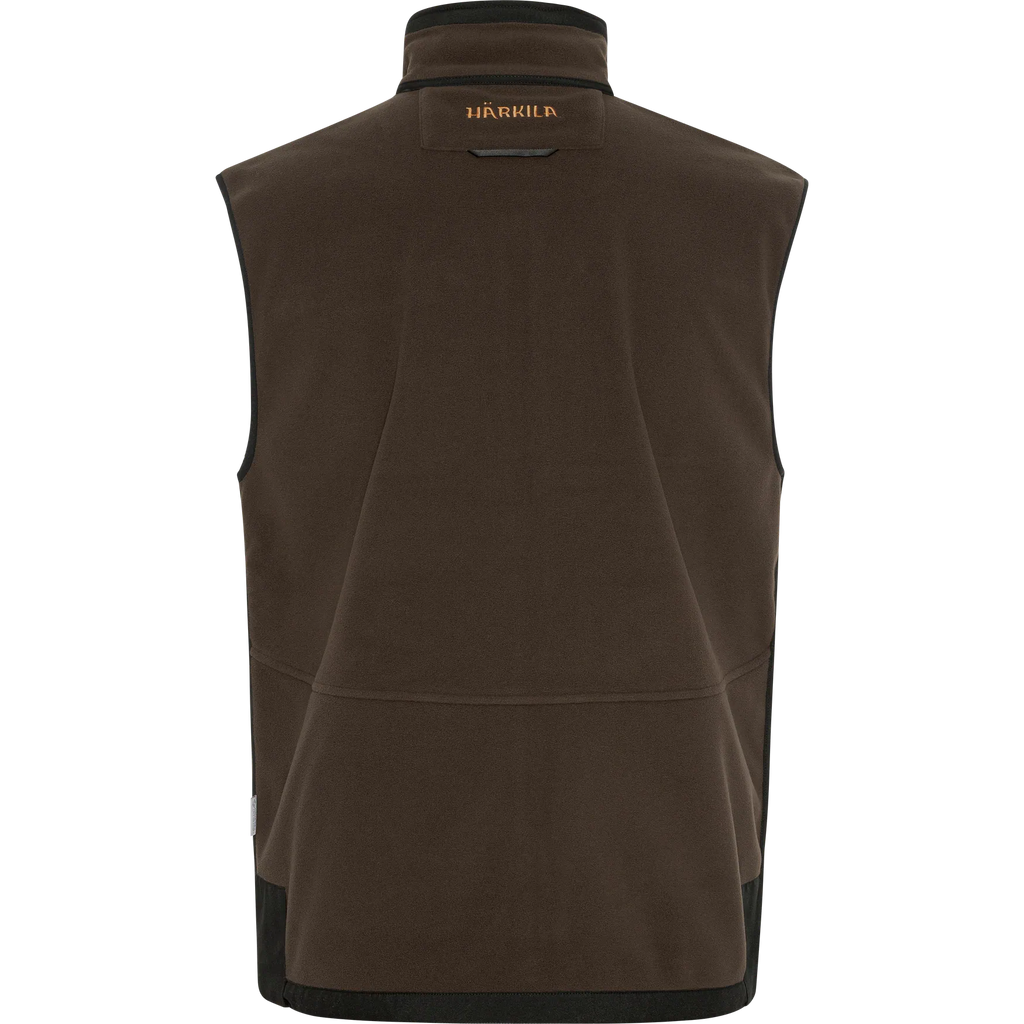 Kamko fleece waistcoat - Brown/Red