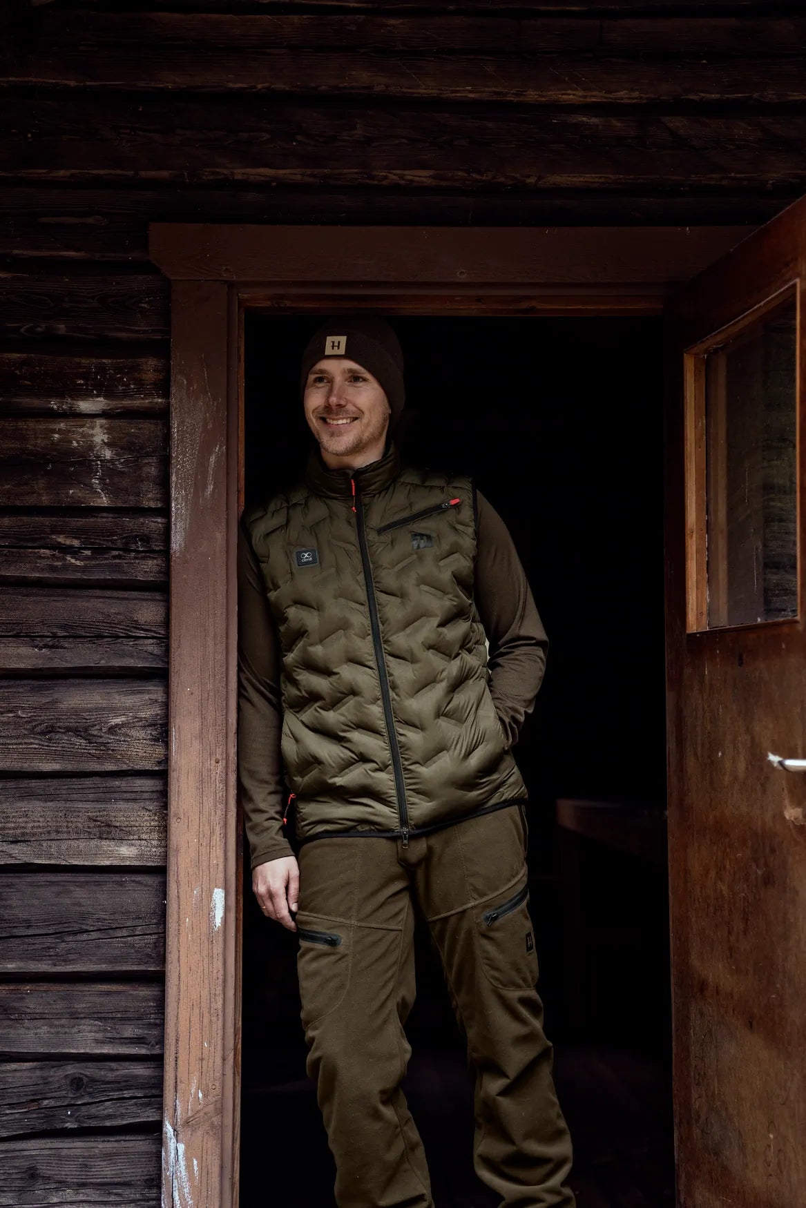 Härkila clim8 Insulated waistcoat - Willow green
