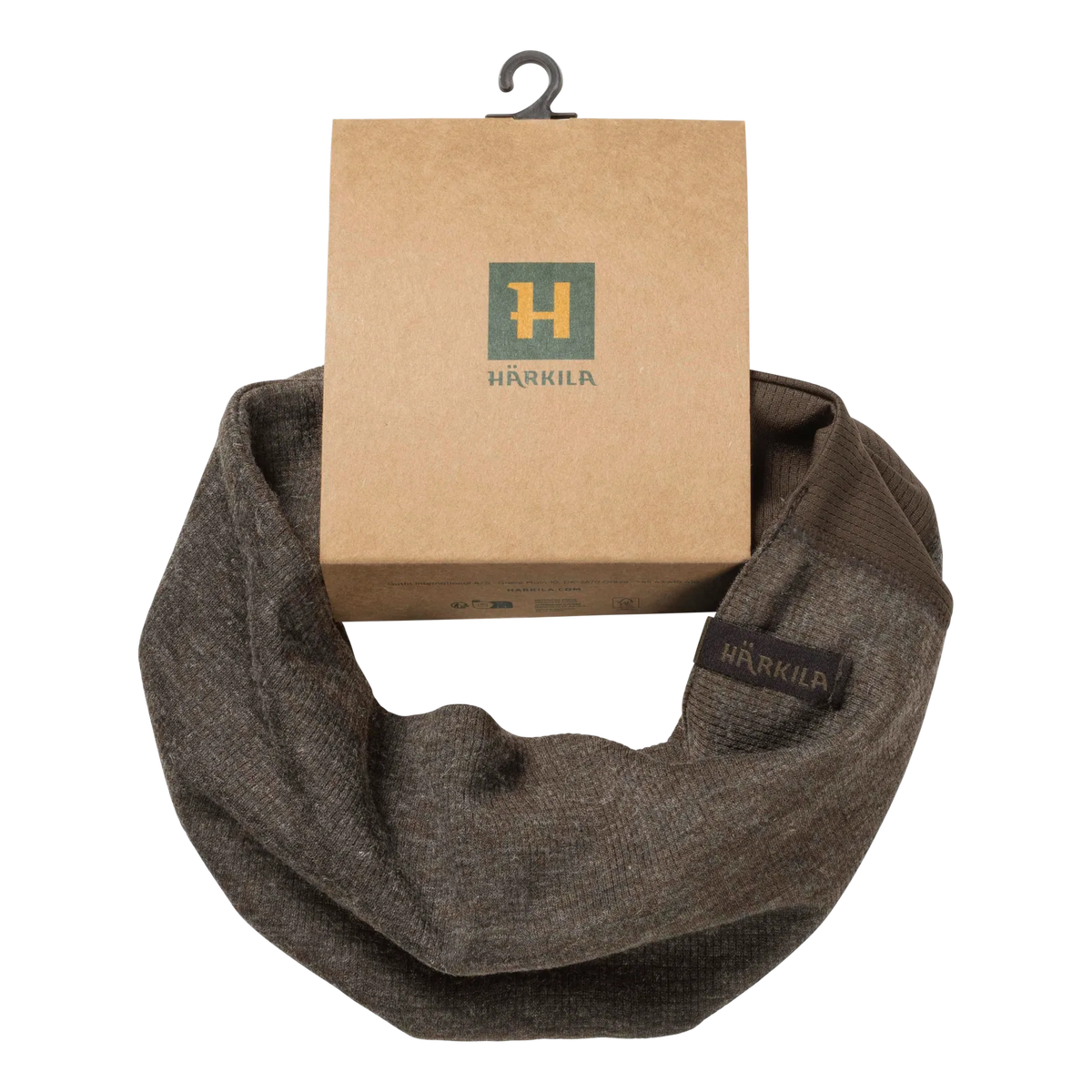 Kodiak CleverWool neck gaiter - Dark hunting green